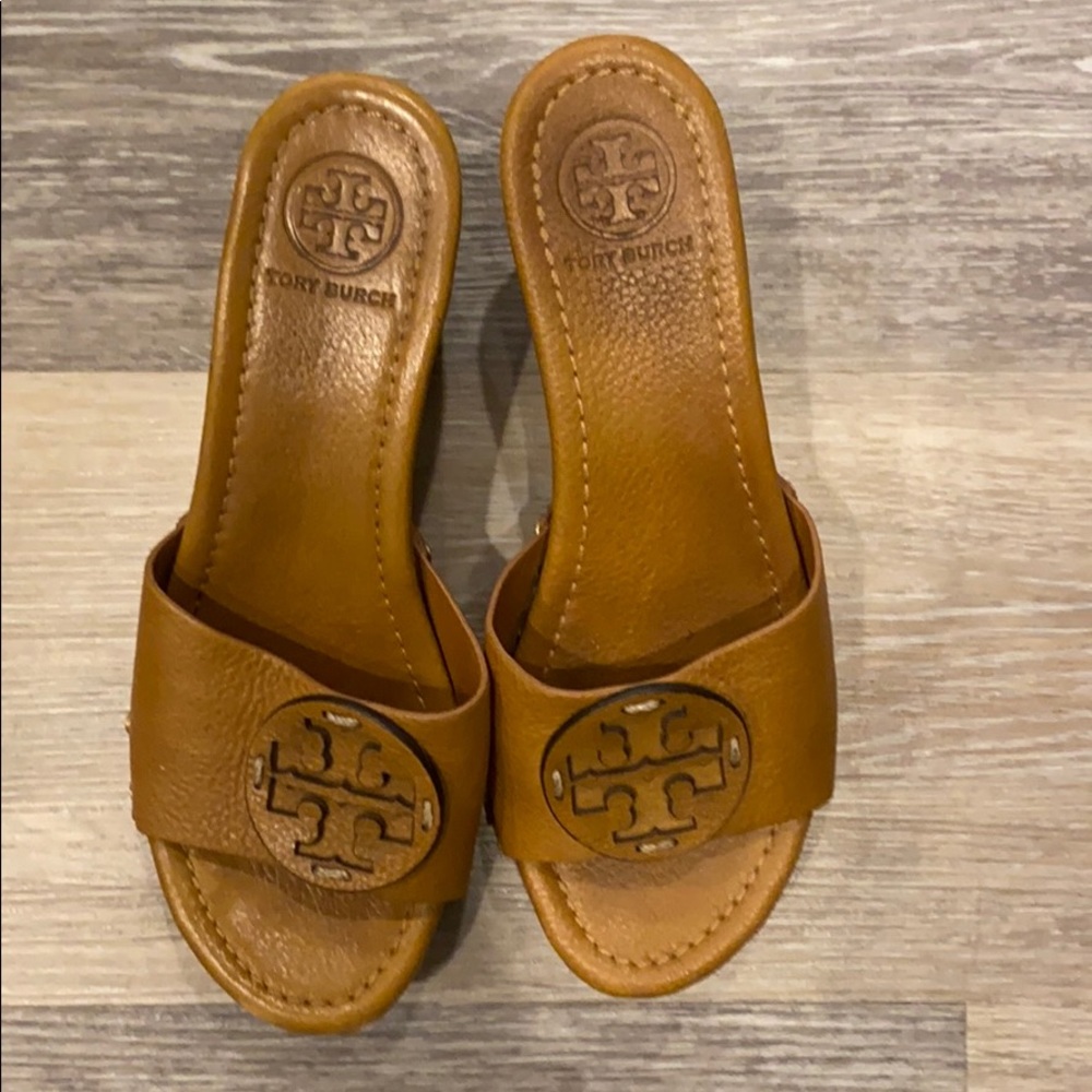 Tory Burch authentic platform slides